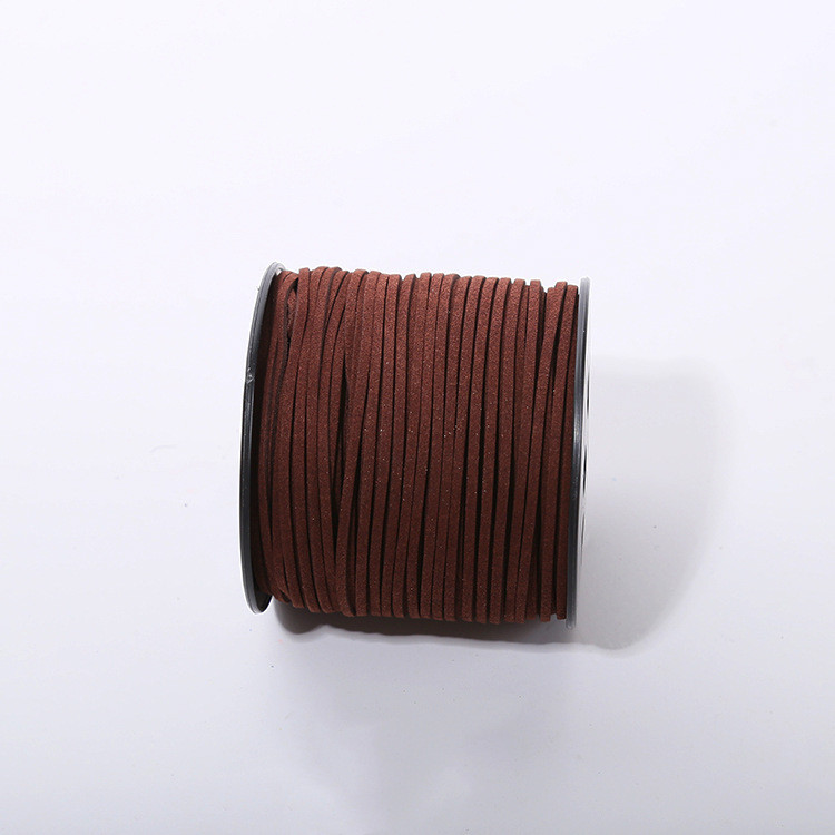Suede Leather Velvet Wired Ribbon 3mm Double Sided Velvet Ribbon