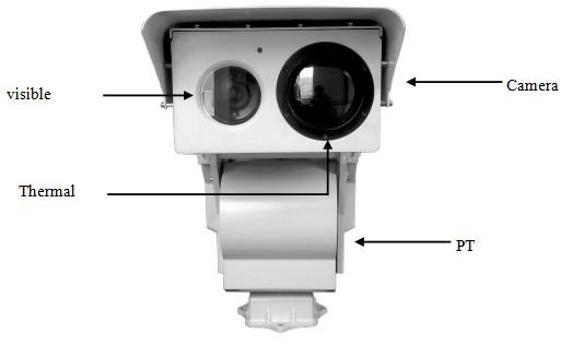 FCC Military Grade Thermal Camera For Border Security , White Infrared Thermal