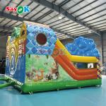 6X6X4.3MH Bounce Castle Slide Combo Beautiful Appearance Convenience Of
