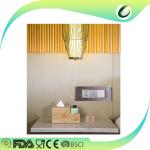 bamboo tissue box cover desk organizer wood tissue paper holder
