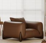 Italian Genuine Leather Sectional Recliner Sofa Set Modular Living Room