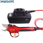 SWANSOFT 30mm Electric Pruning Shear Telescopic Pole 2.5m Garden Electric