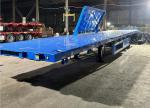 40FT Flatbed Cargo Shipping Container Transport Skeletal Chassis Semi Truck