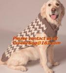 pet clothing red dog sweater green pet, jacquared Turtle neck Sweater Pet Winter