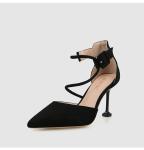 ZM031 A857-8 New Korean Style Strappy High Heel Pointed Sexy Single Shoes Women