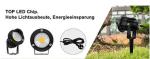 Yard Landscape Solar Powered LED Lights Spotlight Outdoor 9W 220V 100lm / w