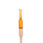 2ml amber borosilicate glass ampoule medical cosmetic use