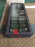 Aluminum frame interior tempered folding glass door,3 or 4 panes double glazed