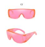 Transparent Lens Oversized Sunglasses UV400 38g Windproof Goggles