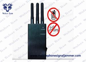 Wholesale 5 Band Portable Cell Phone Jammer , Wifi Signal Scrambler Woring Range 1 - 10m from china suppliers