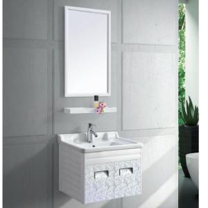 Wholesale Modern Alunimun Bathroom Vanity/ all aluminum bathroom cabinet/Mirror Cabinet /DB-8116B 600X460mm from china suppliers