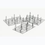 G300 Z275 Acoustical Insulation Impaling Clips for Timber Connectors Fasteners