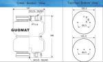 Steel Cover Plate Industrial Air Spring 2B5813 Air Ride Suspension Parts