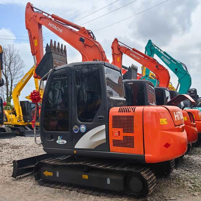 Little Excavator Used Crawl Excavator HItachi ZX60 0.22m3 Bucket Capacity For Construction