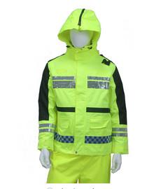 Wholesale Heavy Duty PPE Raincoat Long Waterproof Hi Vis Rain Coat 0.28mm Thickness from china suppliers