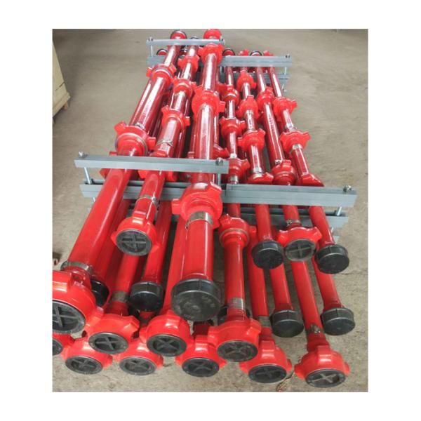 Integral straight line pipe, pup joint, straight flow pipe