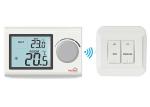 Water Heating System Wireless Digital Room Thermostat , Rf Boiler Heat