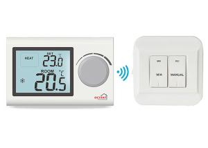 Wholesale Water Heating System Wireless Digital Room Thermostat , Rf Boiler Heat Thermostat from china suppliers