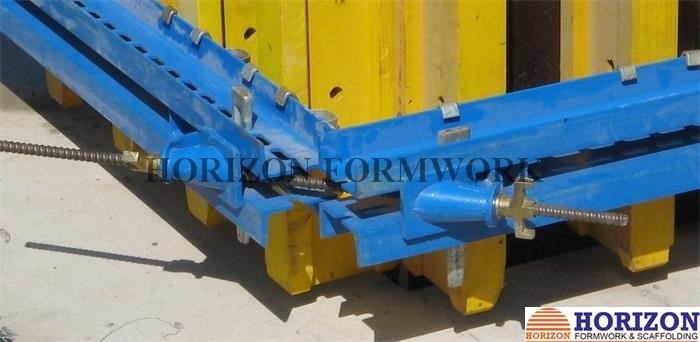 Cast Iron Concrete Forming Accessories , Tie Yoke Connecting Corner Formwork