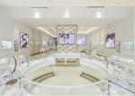 Professional 3D Design Jewellery Shop Display Counters With Stainless Steel Leg