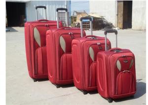 Wholesale Two Tone Twill 600D Eva Carry On Travelling Trolley Luggage With 2 Big Wheels from china suppliers