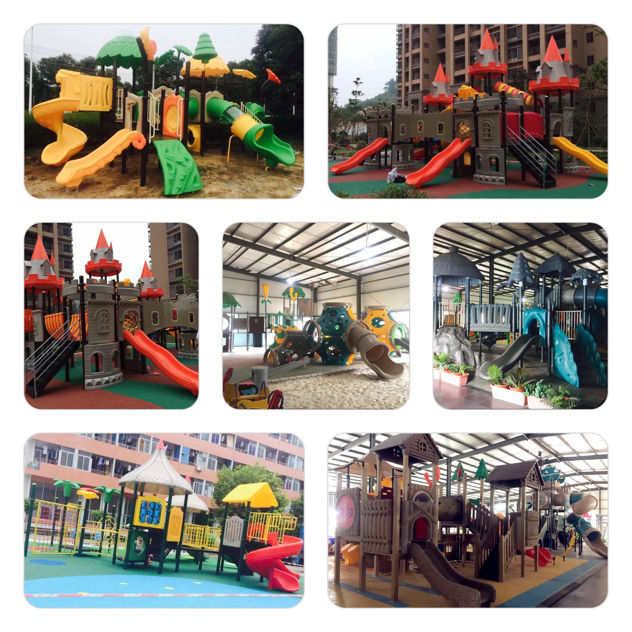 2017 Kids Amusemnet Park Outdoor/ Indoor Plastic Playground Equipment