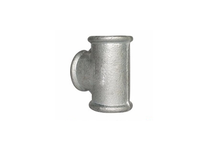 Hot Dipped Pipe Fitting Banded NPT Threads 1*1/2" Malleable Iron Tee