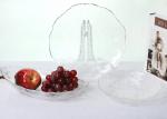 Gold Rim Hammered Lead Free 26mm Glass Bowls For Home, Embossed Glass Bowls