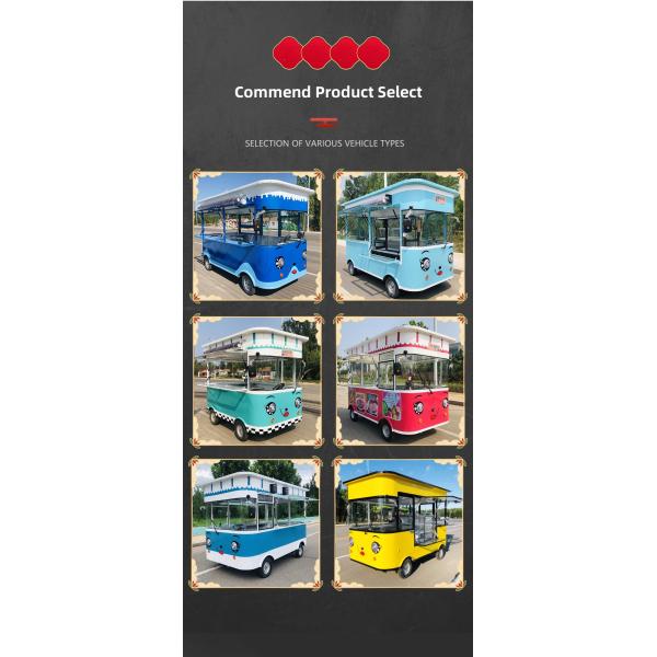 TUNE Solar Panels Kiosk Shop Van Coffee Hot Dog Trailer Cart Street View Cart Bus Food Truck