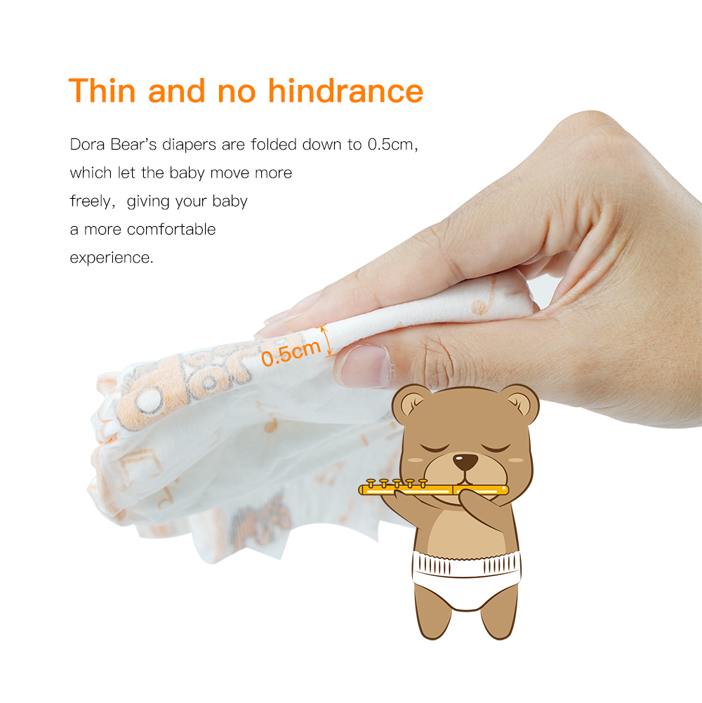 Disposable Baby Diapers in Bulk 360 Waist Band Pull Up Nappies for Babies