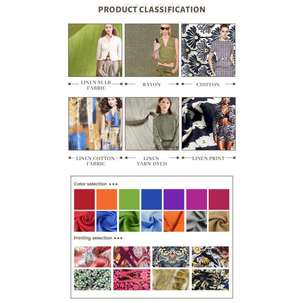 2025 China Shaoxing High Quality Pure Linen Fabric 100% Linen Summer Woven Plain for Shirts Clothing