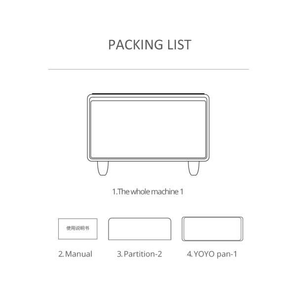 65L Refrigerator Mini Side Fridge for Multi-Function Tea Table and Smart Coffee Table
