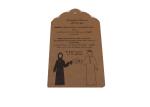 250GSM Kraft Paper CMYK Printing Custom Card For Clothing Product