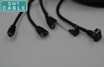15.0 Meters IEEE 1394 Firewire Cable , Black / Grey Color Unibrain Firewire