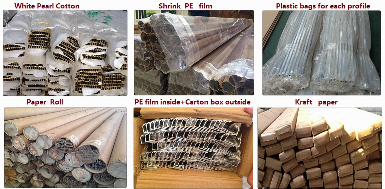 Long Lifespan Powder Coating Aluminum Extrusion Profiles Window and Door Tanzania