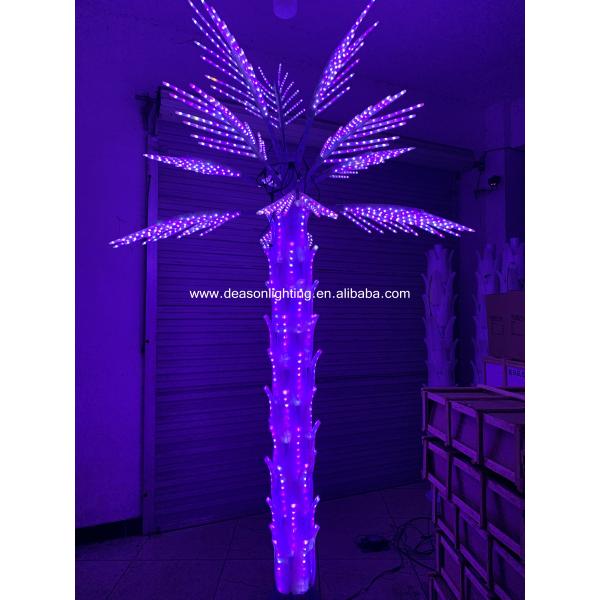 led color changing palm tree light