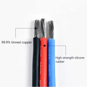 Wholesale Electric Tinned Copper Silicone Fiber Glass Wire 20AWG 22AWG 23AWG for Steel Works from china suppliers