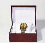 Classic Jewelry Wooden Box With White Leather Pillow , Wooden Watch Box