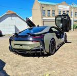 For BMW I8 Carbon Fiber Body Kit I8 Carbon Fiber Front Lip Diffuser Spoiler Side