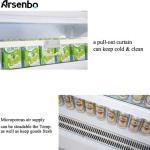Supermarket Multideck Open Chiller Double Temp Stainless Steel Material