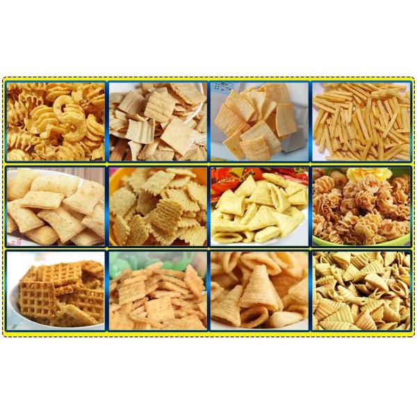 Fried 3 D Compound Pellet Snack Extruder Machine For Sale Unique Stainless Steel