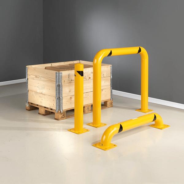 Workshop Collision Barrier Straight Barrier Column Protectors For Outdoor Road Safety