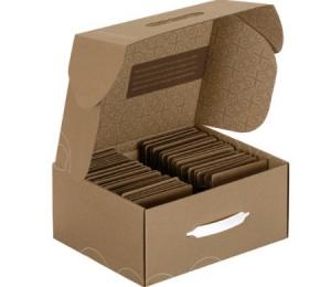 China Brown Corrugated Shipping Boxes With UV Coating Recycled Cardboard Boxes on sale