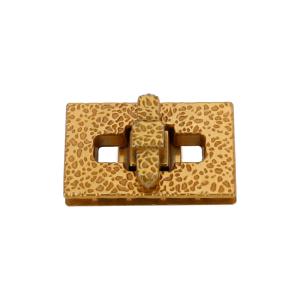 Wholesale Corrosion Decoration Twist Handbag Lock Hardware Matte Gold Surface from china suppliers