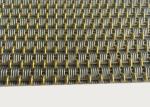 Wall Coverings Architectural Steel Mesh Ss304 And Brass Wire Woven Architectural