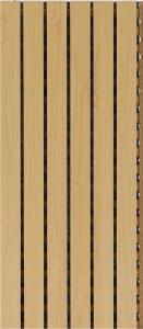Wholesale MDF Timber Grooved Acoustic Wall Panels For Interior Music Hall Decor E1 E0 Protection from china suppliers