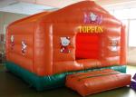 Double Sewing PVC Tarpaulin Inflatable Jumping Castle Hello Kitty Bounce House