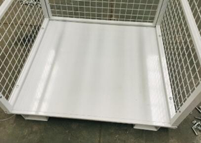 W1060 * D1060 * H1800 Grey Wire Mesh Security Cage For Cylinder
