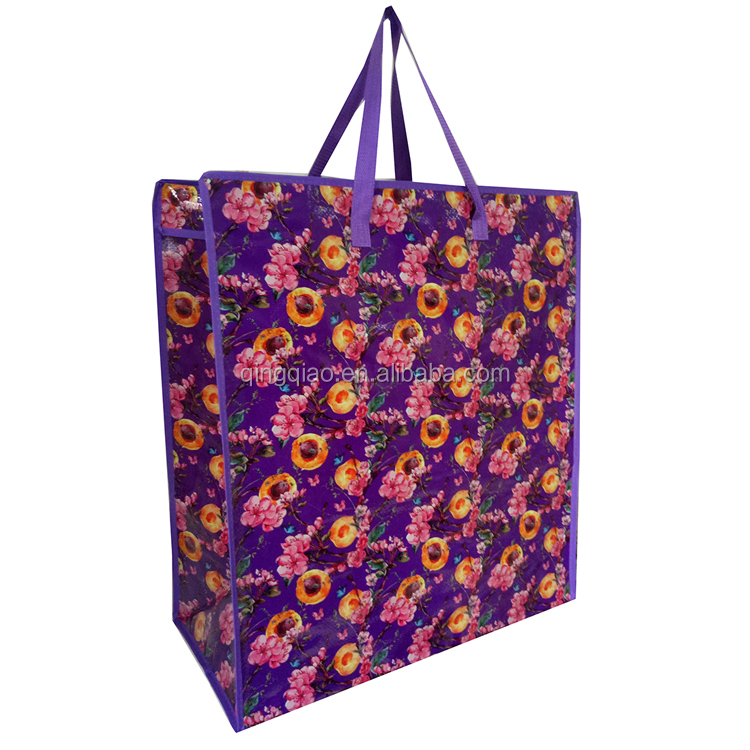 customized promotional woven polypropylene bags with handle