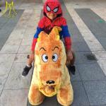 Hansel amusement games walking stuffed ride on battery operated animals